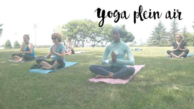 yoga plein air